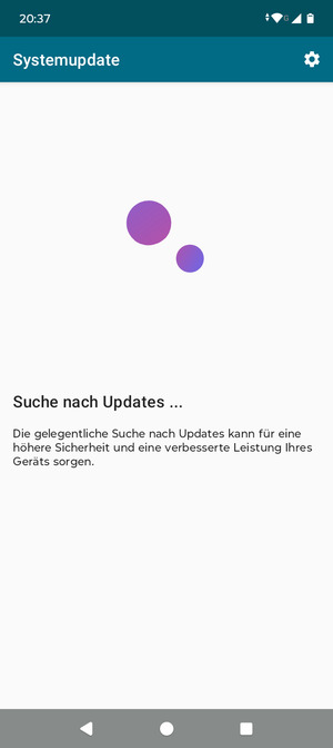 Warten Sie, bis die Suche abgeschlossen ist