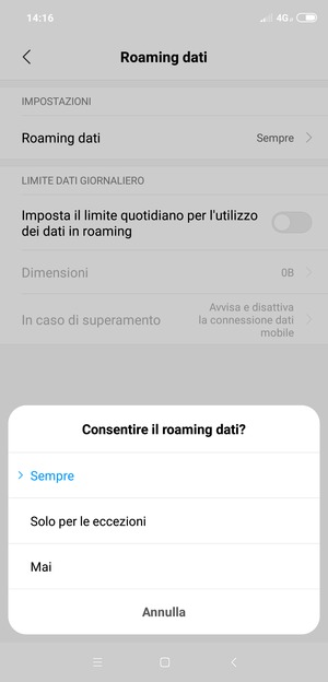 Seleziona la tua opzione preferita
