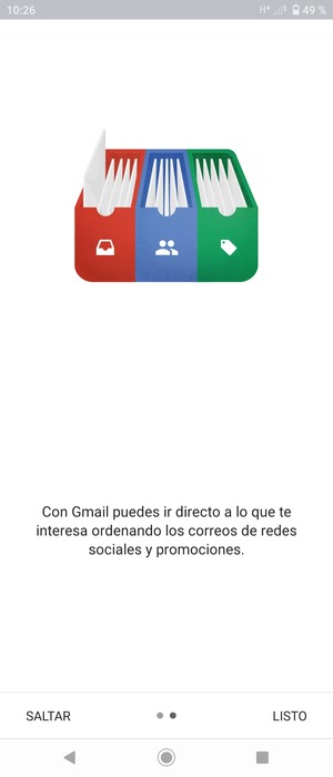 Seleccione LISTO