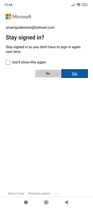 Select your preferred option