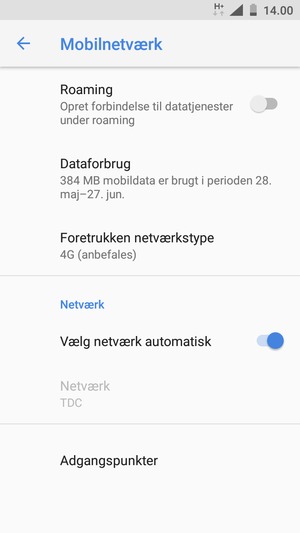 Vælg Adgangspunkter