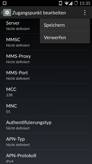 Wählen Sie Speichern
