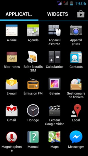 Sélectionnez E-mail