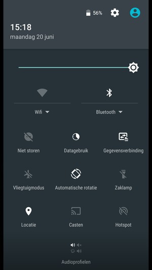 Schakel Wifi en Bluetooth uit