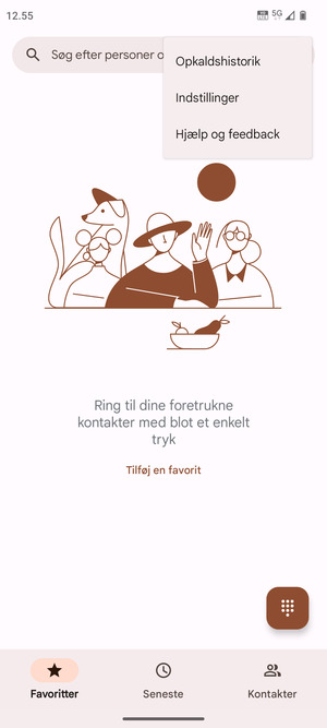 Vælg Indstillinger