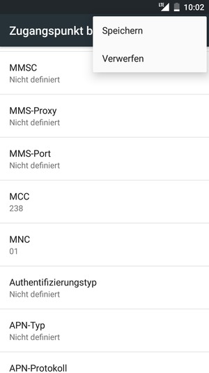 Wählen Sie Speichern