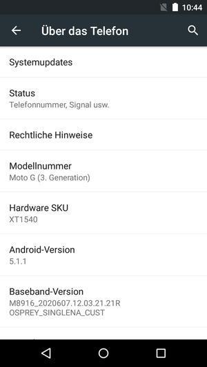 Wählen Sie Systemupdates