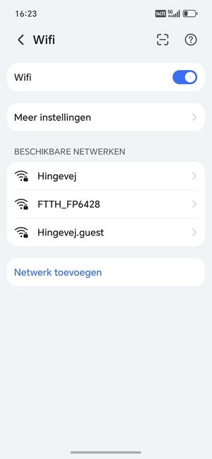 Selecteer het draadloze netwerk waarmee u verbinding wilt maken