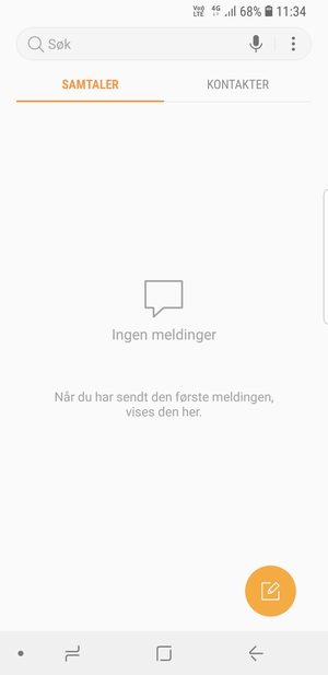 Velg menyknappen