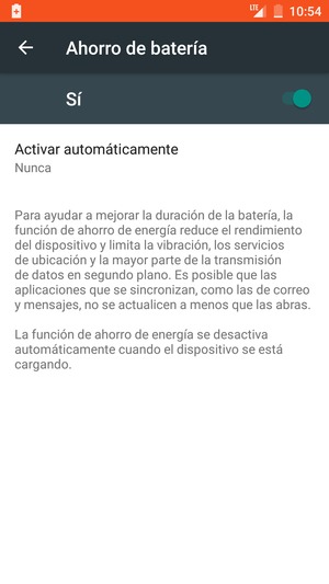 Active Ahorro de batería