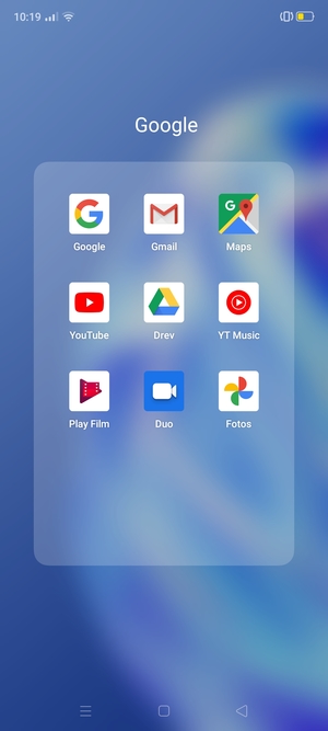 Vælg Gmail