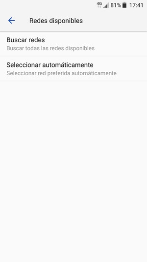Seleccione Buscar redes