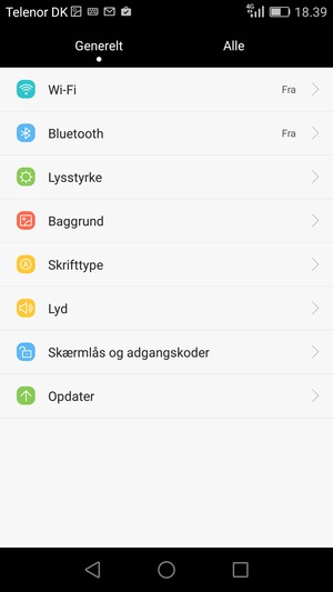 Vælg Alle