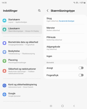 Vælg Mønster