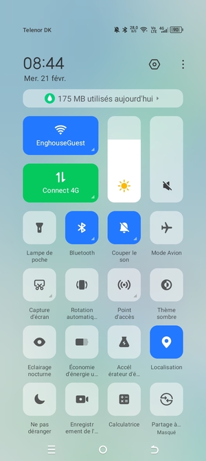 Désactiver le Wi-Fi et le Bluetooth