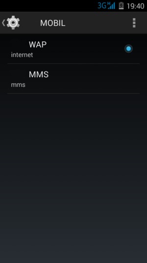 Select the Menu button