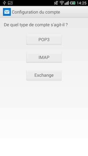 Sélectionnez Exchange