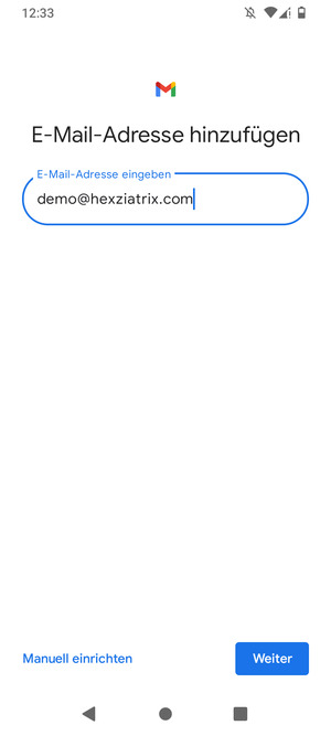Geben Sie Ihre E-Mail-Adresse ein und wählen Sie Weiter