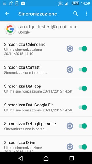 I tuoi contatti di Google verranno ora sincronizzati con il tuo Xperia
