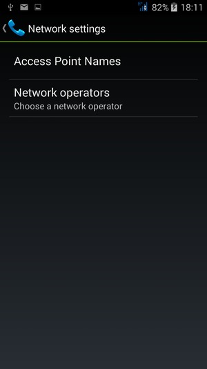 Select Access Point Names