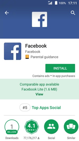 Select INSTALL