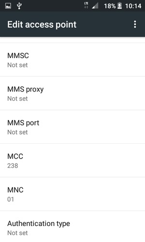 Select the Menu button
