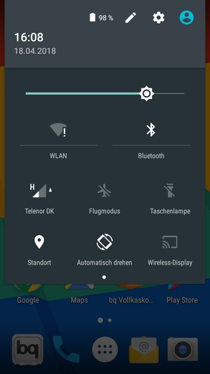 Schalten Sie WLAN und Bluetooth aus