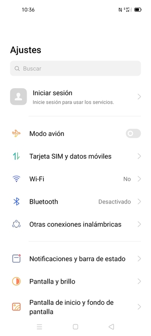 Seleccione Wi-Fi