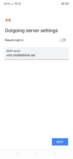 Turn off Require sign-in and select NEXT