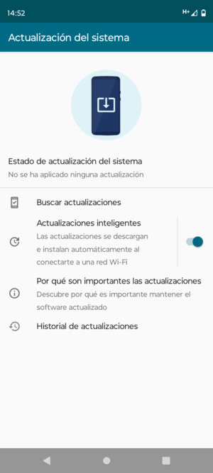 Seleccione Buscar actualizaciones