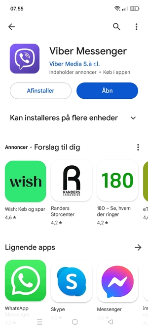 Vælg Åbn