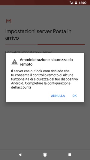 Seleziona OK