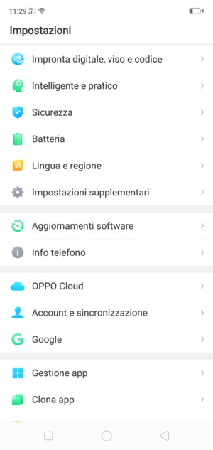 Per attivare il blocco dello schermo, vai al menu Impostazioni e seleziona Impronta digitale, viso e codice