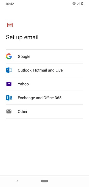 Select Exchange and Office 365
