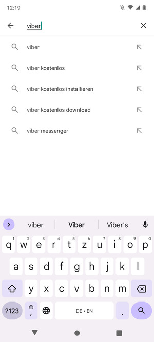 Geben Sie den Namen der App ein und wählen Sie Suchen