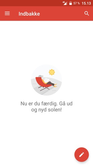 Din Hotmail er klar til brug