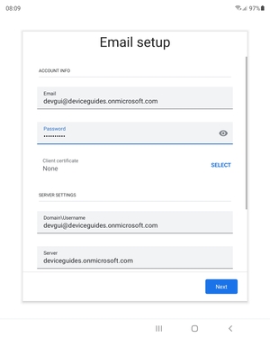 Enter your password