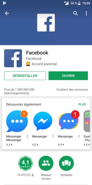 Sélectionnez OUVRIR