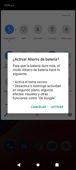 Seleccione la opción deseada