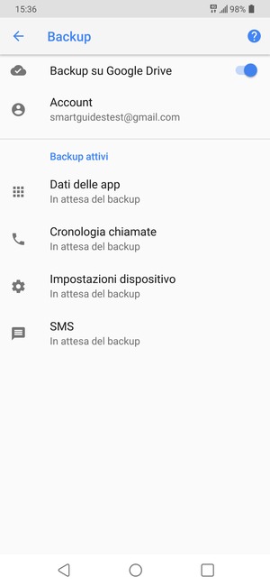 Seleziona Account