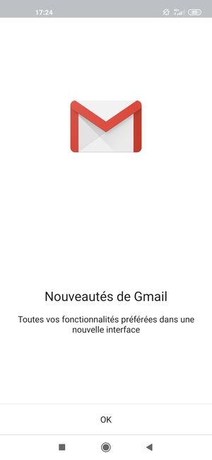 Sélectionnez OK