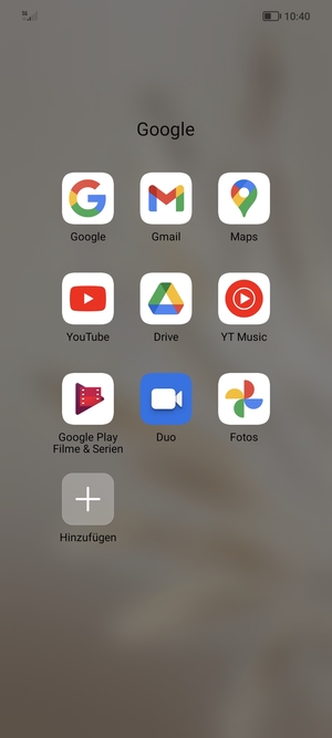 Wählen Sie Gmail