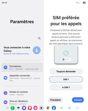 Sélectionnez votre option préférée et sélectionnez Suivant
