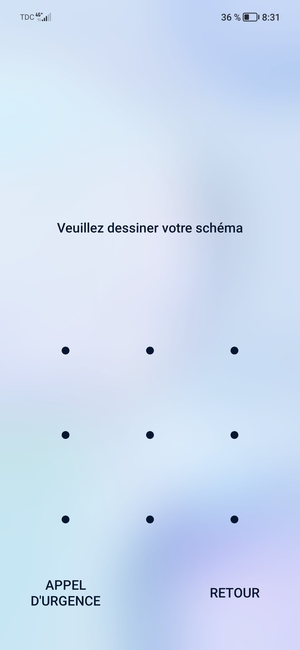 Votre téléphone est maintenant sécurisé par un écran de verrouillage