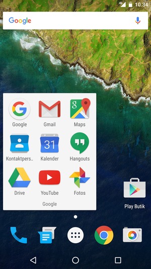 Vælg Gmail