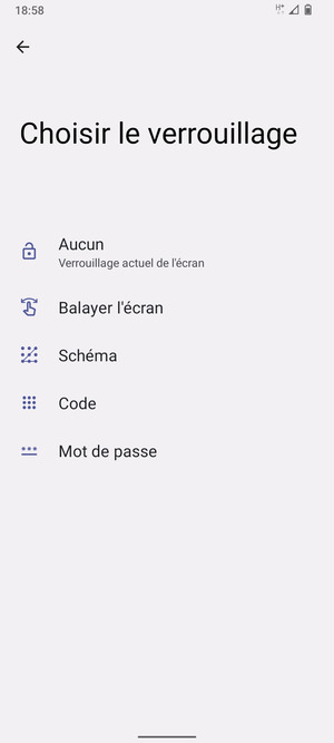 Sélectionnez Schéma