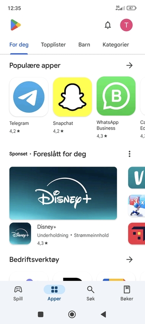 Velg Søk