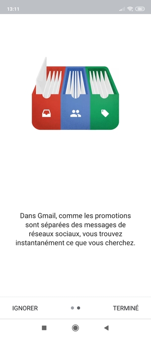 Sélectionnez TERMINÉ