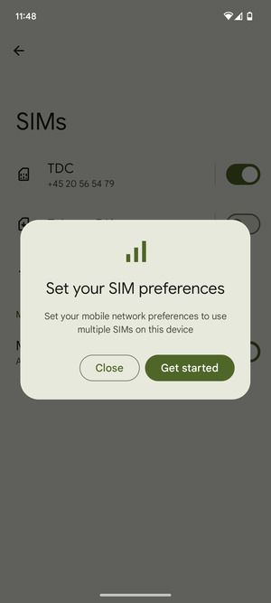 Select Get started