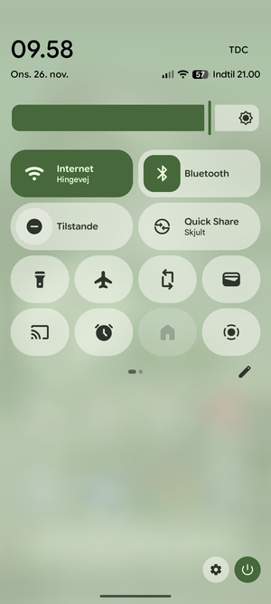 Vælg Internet